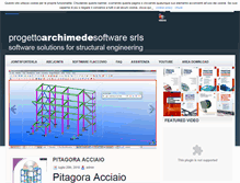 Tablet Screenshot of progettoarchimede.it
